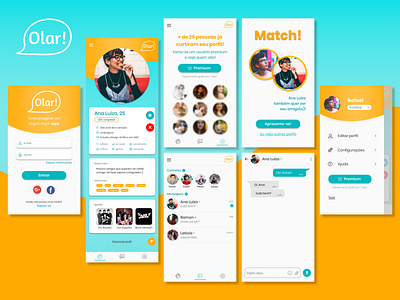 Olar app app design ui ux