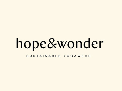 Sustainable Yoga Wear | Hope & Wonder conscious ethical sustainable vegan wellness woman yoga