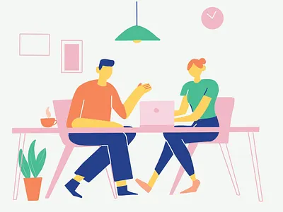 Project Communication boy business characters communicate discuss girl human illustraion man people school study talk ui website websites work