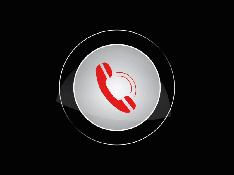 Icon Call 2d animation android app icon call design ios json phone system vector