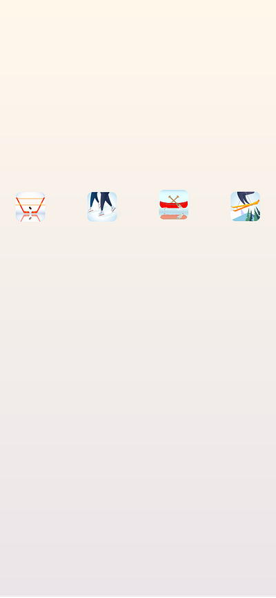 Popular sports in Canada design icon illustration sports ui