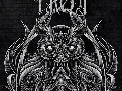 owless art artwork design drawing graphic art illustration illustrator ornament owl