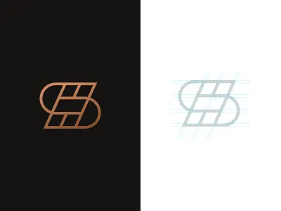 S Monogram branding geometry gold identity logo logo construction logo process luxury mark monogram premium s s logo s monogram