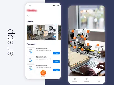 AR Application for iPhone app ar ar app clean design interface ios iphonex minimal mobile mobile app mobile design mobile ui uiux user experience design ux