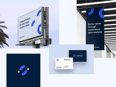 Semoss – Brand Exploration 01 analytics brand agency brand design brand identity brand identity design branding branding concept data data analytics identity minimal startup tech