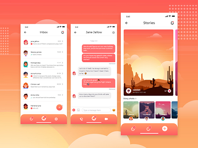 Chat App Exploration app app design chat chat app chatting mobile app mobile app design mobile ui ui uiux ux