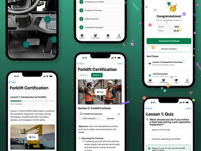 SkillBridge - Education App certification education learning product ui ux
