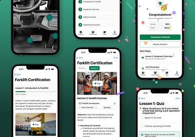 SkillBridge - Education App certification education learning product ui ux