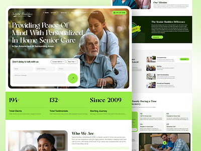 Caregiver Website Landing Page Redesign / Website Design app landing page caregiver caregiver service clinic doctor header healtcare hero jabel landing page landing page ui landingpage medical medical website nurse petient redesign service website website design website ui