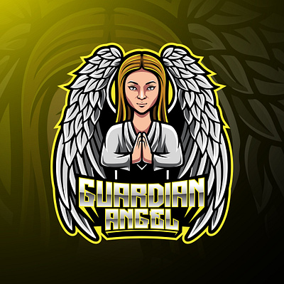 Guardian Angel mascot Logo design branding design esport game design graphic design guardian angel illustration logo mascot logo