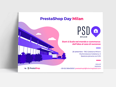 A6 SaveTheDateMilan2019 illustration milan prestashop