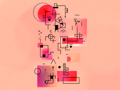 METAMORPHOSE abstract adobe illustrator art beauty colors composition draw dribbble face illustration shot suprematism symbols