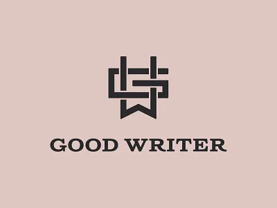 Good Writer bookmark hipster paperclip ribbon
