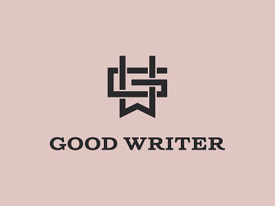 Good Writer bookmark hipster paperclip ribbon