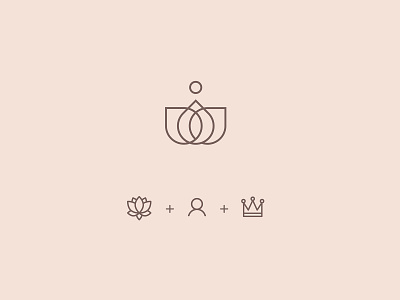 Ad Personam Logo beauty logo brand design brand identity clinic logo crown crown logo design flat flat design flower logo logo construction logo inspiration minimal minimal logo person logo pink visual design visual designs