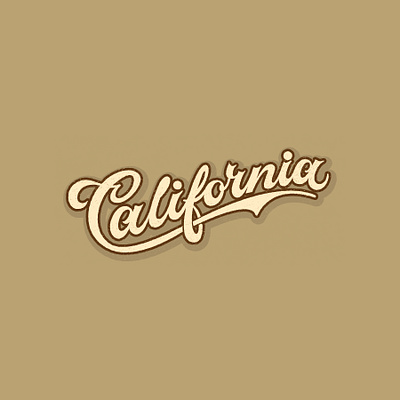 California branding company brand logo company branding company logo design handmade illustration labels typeface vintage font