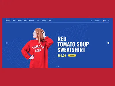 Storǝ̤ - Shopify template Pt. 1 animation design desktop fashion motion shopify template ui ux web webdesign website