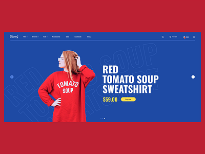 Storǝ̤ - Shopify template Pt. 1 animation design desktop fashion motion shopify template ui ux web webdesign website