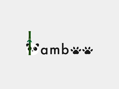 Daily logo challenge day03:Bamboo Panda bamboo dailylogochallenge design logo logodesign logodesignchallenge logodesigner logotype panda simple