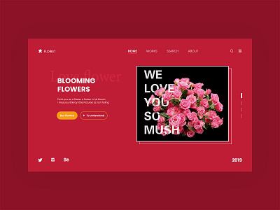 Florist design web webdesign