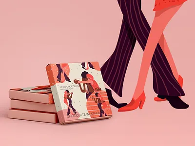 Chocolate Weather branding candy chocolate colors drawing illustration label packaging print