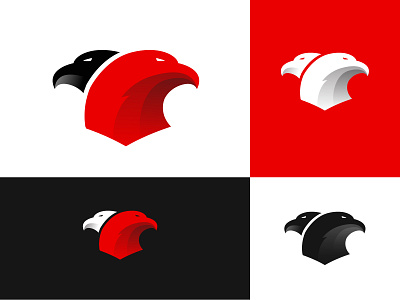 Eagle Logo 2019 albania animal logo eagle logo eagles eye gradient gradient logo gradients minimal logo modern logo modern logos shade shading shape symbol yoga perdana