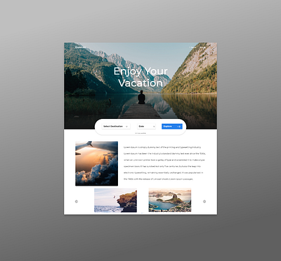 Website design traveling design travel traveling ui ux ui