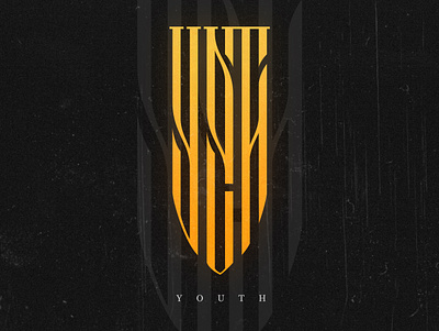 Y O U T H calligraphy design illustration lettering logo logotype personal logo tshirtdesign typography ui uidesign vyaz леттеринг