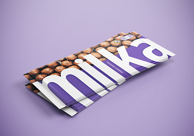 Dribbble challenge chocolate wrapper brand candy challenge chocolate dribbble hazelnut milka packaging purple ui wrapper