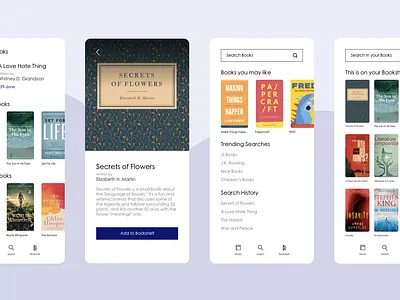 Reading App app design reading reading app
