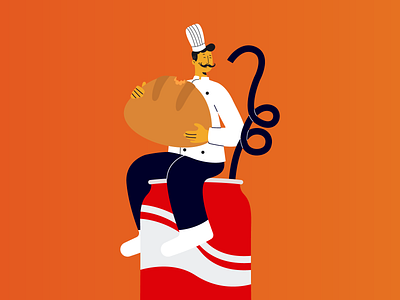 LITTLE CHEF adobe illustrator app app design characterdesign design illustration procreate