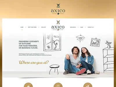 Axico case study design fun photoshop project redesign ui ux web website