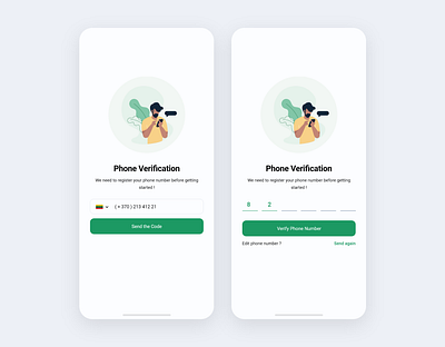 OTP android ios mobile onboarding otp phone verification ui uidesign ux