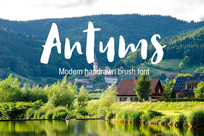 Antums Modern handrawn brush font Free font freebies freefont typogaphy