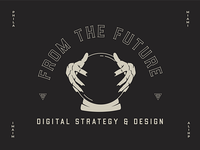 From the Future branding design graphic design illustration illustrator lockup logo typography