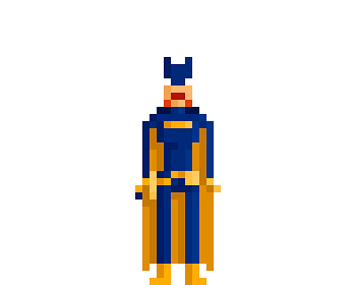 Batgirl batman pixel pixel art