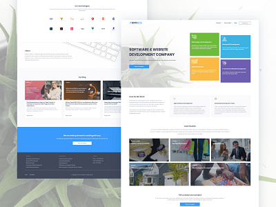 Software & Website Development Company branding clean corporate design homepage interface landing page minimal modern ui ui design ux ux design web website website design