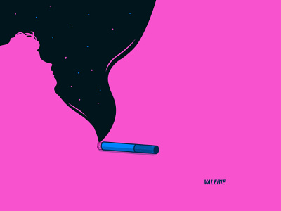 Valerie blue character creative design designer illustration illustrator love lovers pink romance ui vector