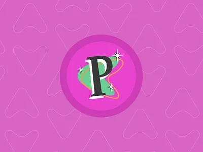 Mastered a “P” Word badge badge design badges creative direction illustration redesign