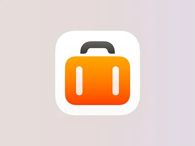 App Icon for Tripsy 2.0 app app icon ios suitcase trip