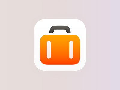 App Icon for Tripsy 2.0 app app icon ios suitcase trip