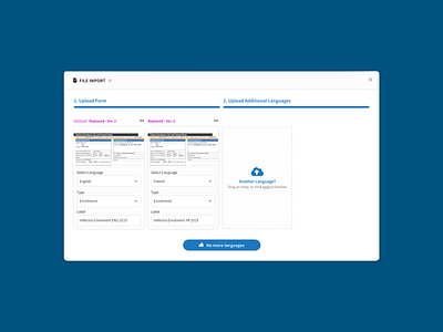 File Upload Modal file import file manager file upload