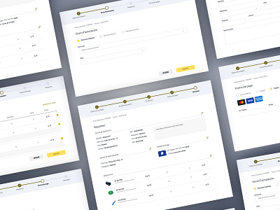 UI Element - Ecommerce Checkout card cart checkout e commerce form light ui payments shop online stepper ui ux web website