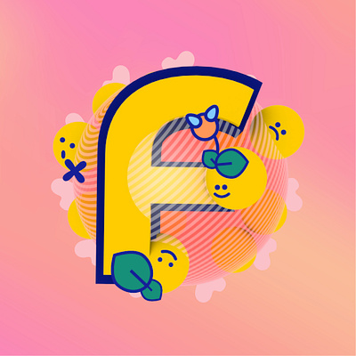 F for 36 Days of Type 36days 36daysoftype 3d animator bellapark branding c4d concept facebook illustration junghyunpark lettering logo motion designer nyc typography