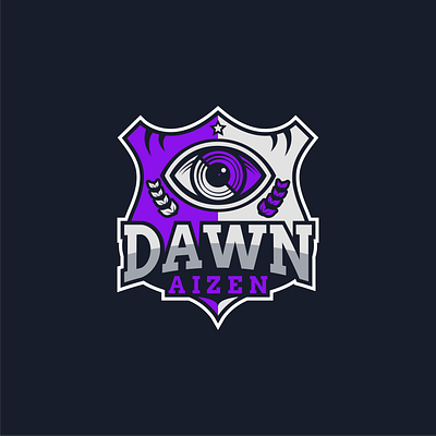 Dawn Aizen Logo esports gaming logo design vector