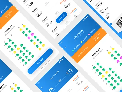 Train Ticket - Mobile App app branding design icon illustration logo minimal ui ux vector