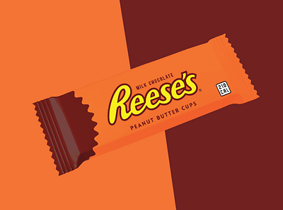 Week 3: Reese's Wrapper Redesign candy packaging packaging design weekly warm up wrapper