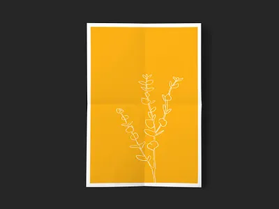 Natives Haircare Brochure Poster branding graphic design illustration