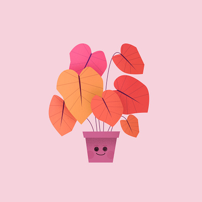 Plant autumn botanical botanicals cute design graphic happy illustration kid minimal plant plants spring summer