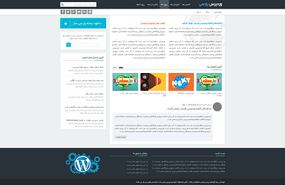 WordPress Parsi v.5.0 app flat minimal ui web website